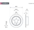 Тормозной диск задний Nissan Juke I 10- / Qashqai I 06- / Teana I-III 03- / Tiida II 15- / MARSHALL M2000449 3