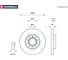 Тормозной диск передний Skoda Karoq 17- / Octavia II A5, III A7, IV A8 04-, VW Golf MARSHALL M2000457 3