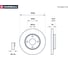 Тормозной диск передний Ford Fiesta IV, V 95- / Focus I 98- / Fusion 02- MARSHALL M2000409 3