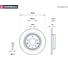 Тормозной диск задний Mazda 6 I GG, II GH 02- / 626 V 97- MARSHALL M2000435 3