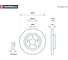 Тормозной диск передний Mitsubishi Lancer X 07- / Outlander I-III 02-, Citroen C-Crosser 07- MARSHALL M2000451 3