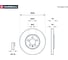 Тормозной диск передний Skoda Fabia I-III 99- / Octavia I A4 96- / Rapid 12-, VW Polo MARSHALL M2000552 3
