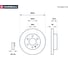 Тормозной диск передний MB Sprinter II 906 06-, VW Crafter I 06- MARSHALL M2000450 3