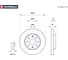 Тормозной диск передний Chevrolet Aveo I 03- / Spark III, IV 09-, Daewoo Kalos 02- MARSHALL M2000426 3