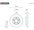Тормозной диск передний Mazda 6 I GG, II GH 02- / 626 V 98- MARSHALL M2000583 3