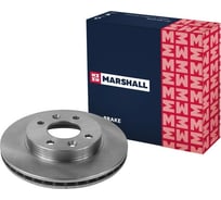 Тормозной диск передний Renault Clio I, II 90- / Kangoo I 97- / Megane I 96- / Symbol I, II MARSHALL M2000488