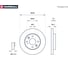 Тормозной диск передний Renault Clio I, II 90- / Kangoo I 97- / Megane I 96- / Symbol I, II MARSHALL M2000488 3