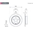 Тормозной диск задний Toyota RAV4 III, IV 05- MARSHALL M2000540 3
