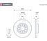 Тормозной диск передний Mazda 3 I BK, II BL 03- / 5 I, II 05- MARSHALL M2000584 3