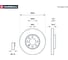 Тормозной диск передний Opel Astra G 98- MARSHALL M2000565 3