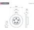 Тормозной диск передний левый Porsche Cayenne I 957 06-, VW Touareg I, II 02- MARSHALL M2000590 3