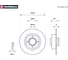 Тормозной диск задний Nissan Note I 06-, Renault Clio III 05- / Megane II 03- MARSHALL M2000532 3