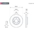 Тормозной диск передний Mazda CX-7 07- / CX-9 I 07- MARSHALL M2000523 3