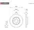 Тормозной диск передний Nissan Almera II N16 00- / Primera II P11 99- MARSHALL M2000555 3