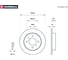 Тормозной диск задний Nissan Almera II N16 00- / Primera I P10, II P11 90- MARSHALL M2000550 3