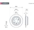 Тормозной диск задний Honda Accord VIII, IX 08- MARSHALL M2000528 3