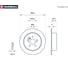 Тормозной диск задний Toyota RAV4 II 00-, Chery Tiggo 06- MARSHALL M2000567 3