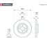 Тормозной диск передний Fiat Bravo I, II 95- / Doblo I 01- / Linea 07- / Stilo 01- MARSHALL M2000568 3