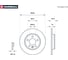 Тормозной диск задний VW Transporter T4 90- MARSHALL M2000564 3
