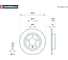 Тормозной диск задний Opel Corsa D, E 06- MARSHALL M2000543 3