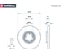 Тормозной диск передний Ford Transit IV, V 91- колеса 15" MARSHALL M2000626 3