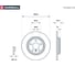 Тормозной диск задний Audi A4 B8 07- / A5 8T 07- / A6 C7 10- / A7 4G 10- / Q5 8R MARSHALL M2000610 3