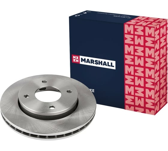 Тормозной диск передний Mitsubishi Colt VI 04-, Smart Forfour 04- MARSHALL M2000604