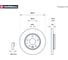 Тормозной диск задний VW Transporter T5, T6 03- / Multivan T5, T6 03- MARSHALL M2000482 3