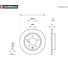 Тормозной диск задний Mazda 3 I BK, II BL 03- MARSHALL M2000498 3