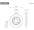Тормозной диск передний Citroen Berlingo I 96- / C4 I, II 04-, Peugeot 206 00- / 207 06- / MARSHALL M2000436 3