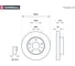 Тормозной диск передний Citroen Jumper II 06-, Fiat Ducato III 06-, Peugeot Boxer II 06- MARSHALL M2000432 3