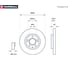 Тормозной диск передний Hyundai Creta 1.6 16- / Elantra V, VI 11- / i30 II 11-, Kia Seltos MARSHALL M2000519 3