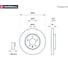 Тормозной диск передний Chevrolet Captiva 06-, Opel Antara 06- MARSHALL M2000490 3