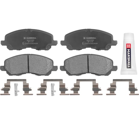 Колодки тормозные дисковые передние Chrysler Sebring III 07-, Mitsubishi ASX 10-/Outlander II MARSHALL M2623584