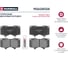 Колодки тормозные дисковые передние Toyota Land Cruiser Prado 120,150 02-, Mitsubishi Pajero MARSHALL M2624024 2