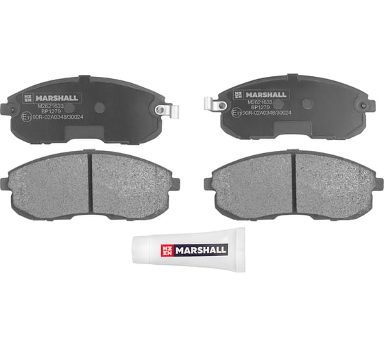 Колодки тормозные дисковые передние Nissan Juke I 10-/Tiida II 14-/Teana I, II 03-, Suzuki SX4 MARSHALL M2621633 1