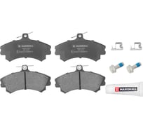Колодки тормозные дисковые передние Mitsubishi Colt VI 04-, Smart Forfour 04- MARSHALL M2621920