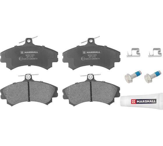 Колодки тормозные дисковые передние Mitsubishi Colt VI 04-, Smart Forfour 04- MARSHALL M2621920 1