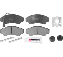 Колодки тормозные дисковые передние Citroen Jumper I 94-, Fiat Ducato II, III 94-, Peugeot Boxer MARSHALL M2623919