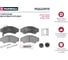 Колодки тормозные дисковые передние Citroen Jumper I 94-, Fiat Ducato II, III 94-, Peugeot Boxer MARSHALL M2623919 2