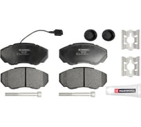 Колодки тормозные дисковые передние Citroen Jumper I 94-, Fiat Ducato II, III 94-, Peugeot Boxer MARSHALL M2623859