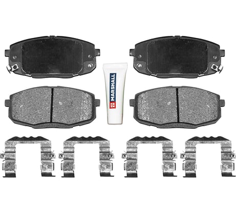 Колодки тормозные дисковые передние с отверстиями под пружины Hyundai Creta 16- MARSHALL M2623987