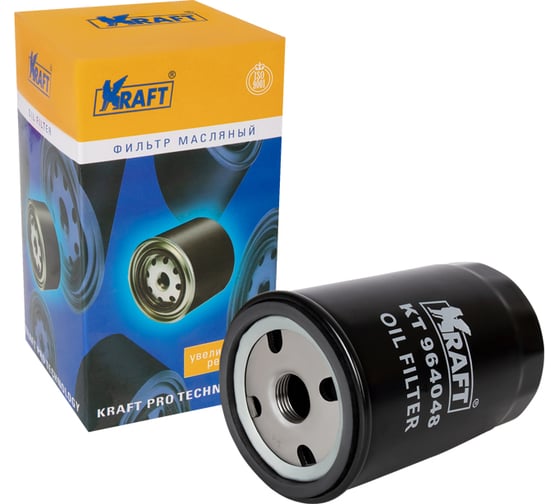 Фильтр масляный Audi 100 90-94, A6 91-97/VW Golf III 91-99 KRAFT KT 964048 1