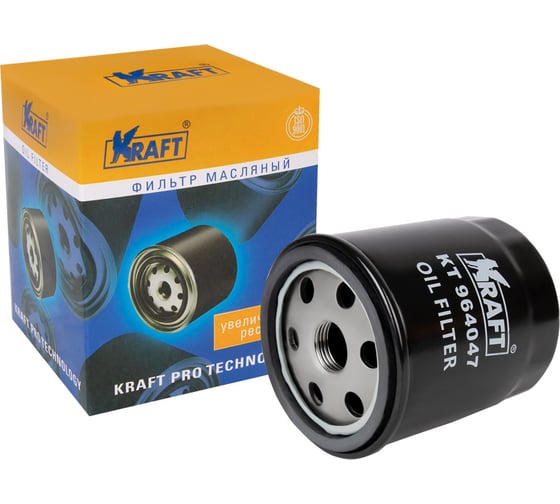 Фильтр масляный Ford Focus 04-, Mondeo V 14-/Mazda 3 03-09, 5 05-10, 6 02-12 KRAFT KT 964047 1