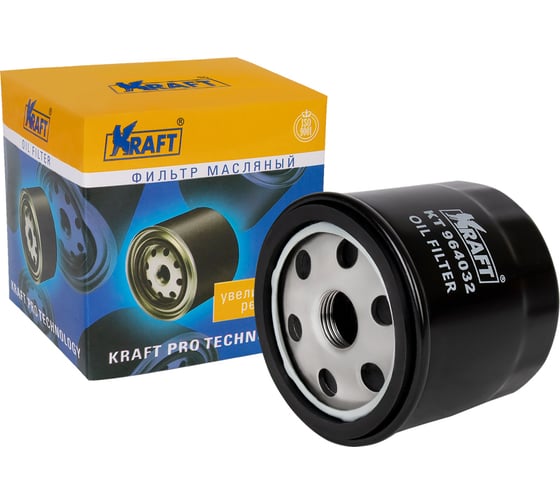 Фильтр масляный Ford C-Max II 10-, Focus 04-/Volvo S40 04-12 KRAFT KT 964032
