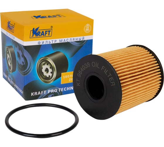 Фильтр масляный Citroen Berlingo 02-/Fiat Ducato 06-/Ford C-Max 07-10, Focus II 04- KRAFT KT 964038 1