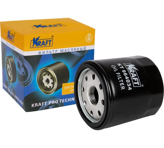 Фильтр масляный Toyota Avensis 97-08, Corolla 92-01 KRAFT KT 964034 1