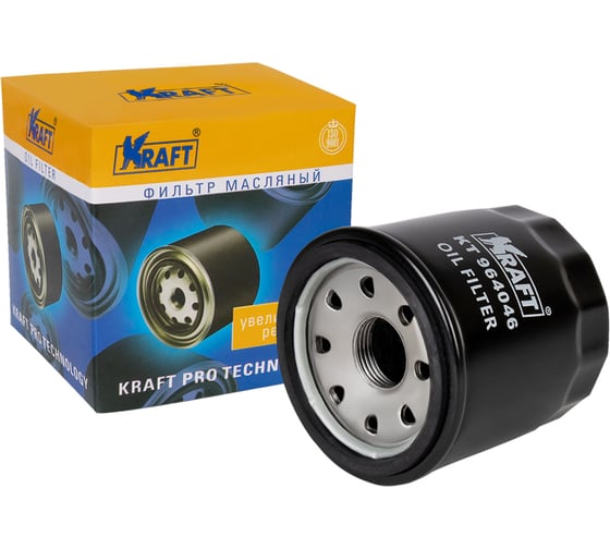 Фильтр масляный Nissan Almera N16 00-, Almera Classic 06-, X-Trail 01- KRAFT KT 964046