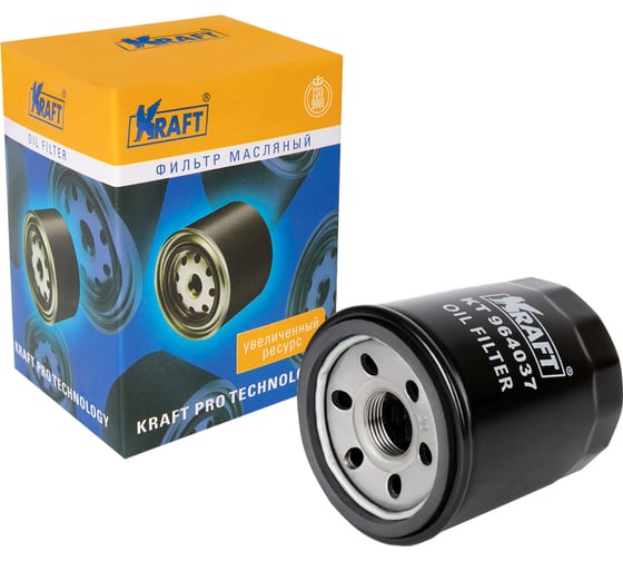Фильтр масляный Mazda 626 91-98/Mitsubishi Lancer IX 03-08, Galant 00- KRAFT KT 964037