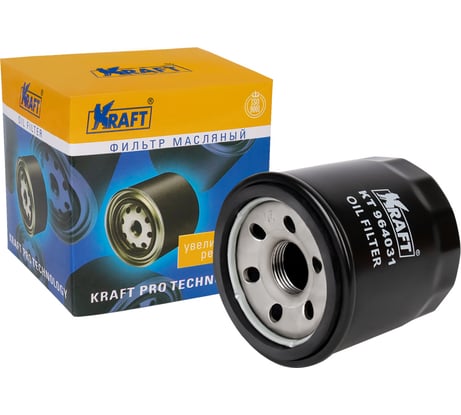 Фильтр масляный Hyundai Solaris 11-, Getz 02-09/Kia Rio 05- KRAFT KT 964031
